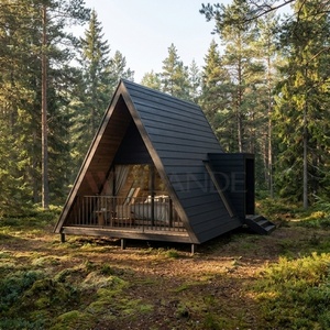 Villa de Lujo con Estructura de Acero y Resort Hotelero Frente al Mar, Diseño Moderno, <span class=keywords><strong>Cabaña</strong></span> de Acero Ligero S410 - Product Image 5