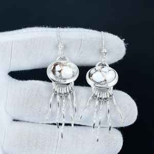 Pendientes de Jaspe Caballo Salvaje, Plata de Ley 925, Piedra Preciosa, Hechos a Mano, Hermosos Pendientes, Regalos de Compromiso para Ella - Product Image 6