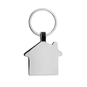Porte-clés en zinc durable RCS, écologique, porte-clés de maison - Product Image 1