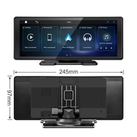 Monitor de coche táctil IPS de 10,26 pulgadas DVR Blackbox inalámbrico Carplay Android portátil MP5 Multimedia GPS reproductor de DVD Universal para coche