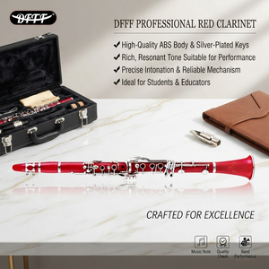<span class=keywords><strong>Clarinetto</strong></span> Professionale in Sib a 17 Tasti con Corpo in Bakelite e ABS, Kit di Pulizia Personalizzabile per Studenti e Principianti (TFCL-711) - Product Image 5