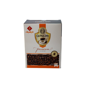 ผงกาแฟ 24H (กล่องสีขาว) ราคาที่แข่งขันได้ส่วนผสมอาหารบรรจุแบบกําหนดเองผลิตในเวียดนาม OEM / ODM ขายส่ง - Product Image 1