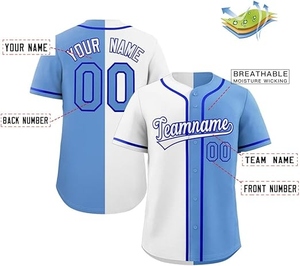 Maillot de baseball personnalisé en gros Tissu durable et respirant de qualité avec nom et numéro Vêtements de softball pour uniformes de meilleure performance - Product Image 2