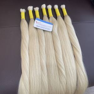 Faisceaux à cuticules alignés Cheveux vietnamiens Extensions de cheveux humains Cheveux lisses naturels blonds vietnamiens - Product Image 5