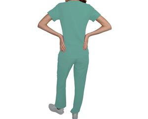 Chemises de travail unisexes à manches courtes de qualité supérieure pour infirmières, uniformes médicaux pour hommes et femmes, tissu tissé en gros - Product Image 1