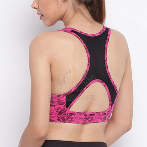 Sujetador deportivo con logotipo personalizado para mujer, ropa deportiva para correr, gimnasio y Yoga, venta al por mayor - Product Image 6