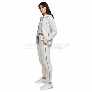 Nouveauté 2024, survêtement d'hiver brillant pour hommes et femmes, tendance, meilleure qualité, coupe-vent, ensembles de mode promotionnels - Product Image 3