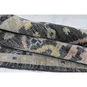 พรมขนสัตว์หรูหราระดับพรีเมี่ยมทำมือ100% ใหม่พรมขนสัตว์นิวซีแลนด์ดีไซน์ลายดอกไม้ทันสมัยซักได้ติดผนัง - Product Image 5