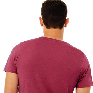 Airlume-Camiseta de manga corta CVC Unisex, Camiseta de algodón peinado y anillo, 52% poliéster, 32, 48% oz, brezo, Raspberry, 4,2 - Product Image 6
