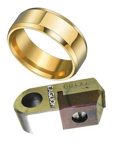 Outil diamant personnalisé en forme de V Posalux 7mm grade 180 & 80 outil de fabrication de bijoux outil de fraise en bout - Product Image 1