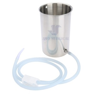 TOP produit haute qualité lavement sac baril métal acier inoxydable lavement seau lavement Kit le plus vendu CE ISO approuvé - Product Image 5