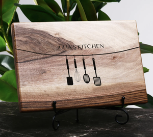 Tabla de cortar de madera personalizada, accesorios de cocina para cortar verduras de la India - Product Image 3