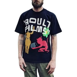 Customised Cotton <b>Men's</b> T-<b>shirt</b> Streetwear Custom logo Print High Quality Puff Printing t <b>Shirt</b> for <b>Men</b> Cotton Knitted Fabric - Product Image 1