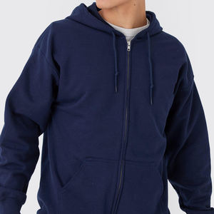 Sweat-shirt à capuche zippé pour homme, imprimé numérique intégral, épaules tombantes, style streetwear, vente chaude - Product Image 3