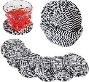 Best Theme Design Cotton Rope <b>Table</b> <b>Coaster</b> Best for Parties and Other Functions Tableware Decorative Beast Design <b>Coaster</b> - Product Image 1