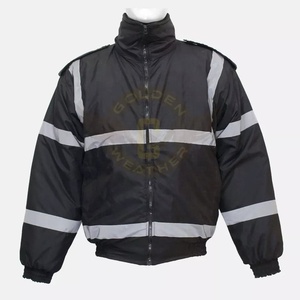 Chaleco de Seguridad de Alta Calidad para Invierno, Reflectante, de Alta Visibilidad, con Cierre Bidireccional y Bolsillos Laterales con Botones - Product Image 1