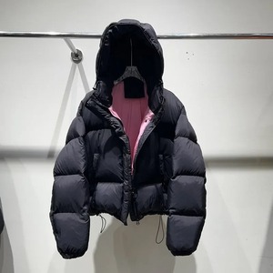 เสื้อแจ็คเก็ตขนเป็ดสีขาวสำหรับผู้หญิงเสื้อคลุมกันหนาวซับในทำจากไนลอนเสื้อโค้ทสำหรับฤดูหนาว - Product Image 5