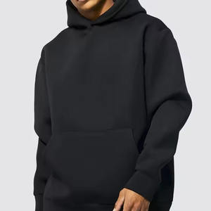 Sudaderas con capucha personalizadas para hombres 100% algodón Oversize Drop Shoulder Hoodies Streetwear con capucha Heavy Weight Zip Hoodie para hombres - Product Image 1