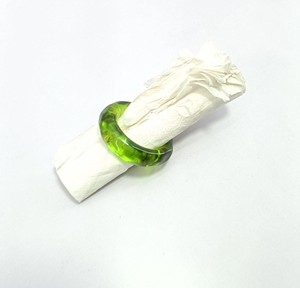 Handmade Resin Napkin Rings for Luxury Restaurant Wedding Party Banquet-Custom Personalized Design Haxagon International Classic - Product Image 6