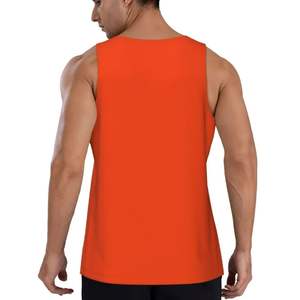 Camisetas sin mangas tejidas de algodón 100% a granel para hombres Estilo casual para gimnasios y entrenamientos - Product Image 4