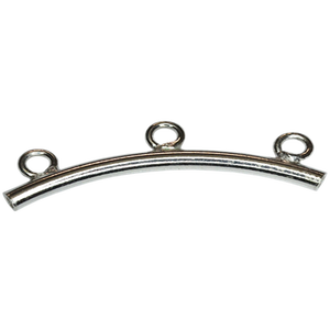 Hallazgos de joyería de plata de ley 925 de tubo doble de 4mm de diámetro interior del proveedor del fabricante para hacer joyas para fabricantes - Product Image 6