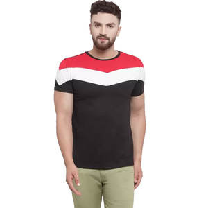 T-shirts pour hommes de haute qualité, best-sellers, fabriqués au Pakistan, nouveau design Ringer, légers, respirants, polyester/coton, style streetwear - Product Image 1