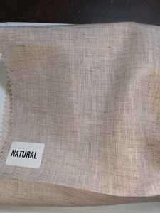 Tissu en coton et lin naturel de qualité supérieure |   Mélange doux, respirant et écologique pour chemises, kurtis et vêtements |   Qualité d'exportation - Product Image 3