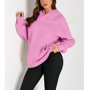 Sudadera con Capucha de Felpa 100% Algodón de Alta Calidad, Estampado de Logotipo, Multicolor, Corte Holgado, para Mujer, Invierno, Proveedor de BD - Product Image 6