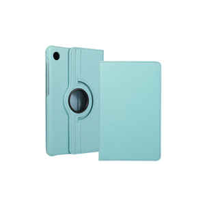 Funda protectora de cuero PU giratoria 360 para Lenovo Tab M10 Plus 3rd Gen TB-128F, color azul, soporte incluido - Product Image 1