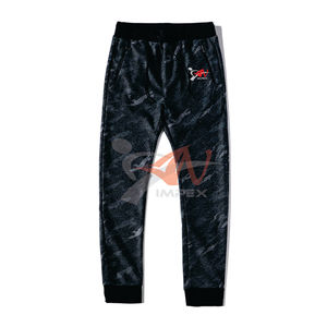 Pantalon décontracté en coton pour homme, imprimé sur mesure, de haute qualité, avec logo personnalisé, imperméable, respirant, taille élastique, épaisseur polaire - Product Image 6