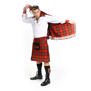 Hommes de haute qualité Tartan Kilts New Summer Fashion Pants pour adultes Différentes couleurs-Acrylique Laine Coton Polyester - Product Image 4