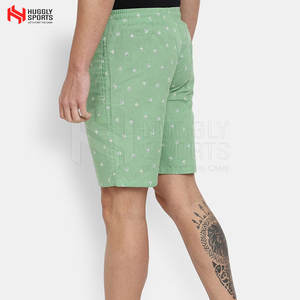 Pantalones cortos hechos a medida para hombre Nuevo estilo Color sólido 100% algodón Casual Venta al por mayor para venta en línea Hecho en Pakistán - Product Image 3
