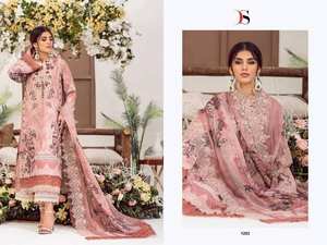 Catálogo de trajes paquistaníes de algodón Premium Tarifa al por mayor Salwar Kameez completo para ropa de fiesta con Dupatta - Product Image 3