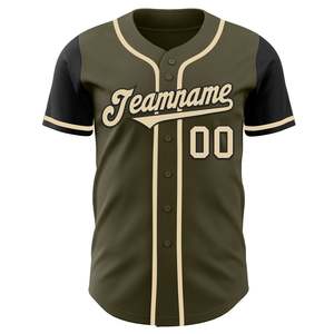 Maillot de baseball personnalisé pour hommes vêtements de sport respirants à séchage rapide avec nom cousu et impression par sublimation de numéros - Product Image 2
