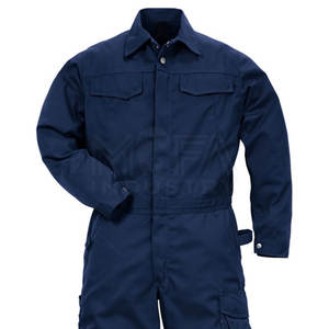 Uniforme de trabajador de construcción de grado industrial con material resistente al fuego y acentos reflectantes para cumplimiento y seguridad - Product Image 3