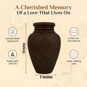 Wooden <b>Urns</b> for Human Ashes American Style Customizable Adult Cremation <b>Urn</b> <b>Large</b> Capacity Funeral <b>Urn</b> - Product Image 2