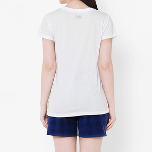 Vêtements d'été personnalisés Ensemble short 2 pièces pour femmes Ensemble t-shirt short et t-shirt de gym sexy personnalisé pour femmes - Product Image 6