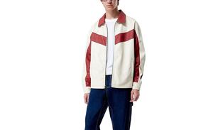 Blousons baseball letterman avec logo brodé personnalisé blousons bombardier universitaire blouson zippé en cuir vestes universitaires pour hommes décontractées - Product Image 6