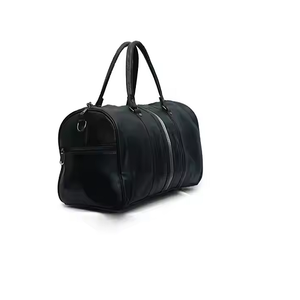 Best Selling Black PU Leather Duffel <b>Bag</b> <b>for</b> <b>Men</b> Wholesale Gym and Travel <b>Bag</b> Over-the-<b>Shoulder</b> Sports Luggage Manufacturer - Product Image 3