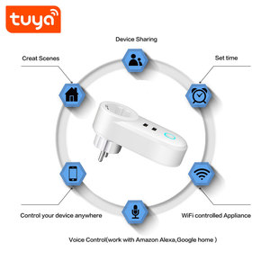 Prix d'usine - Prise intelligente WiFi Tuya - Norme internationale - 10A/16A - Avec 2 ports USB - Prise intelligente avec fonction de programmation - PST-LSPA2 - Product Image 3