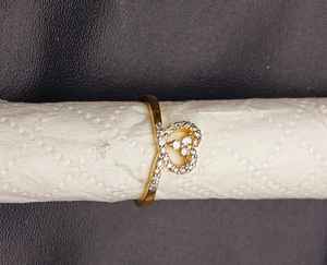 Bohème Simple 14k or jaune plaqué rhodium 100% diamant rond naturel bijoux fins bague de mariage pour les femmes cadeau - Product Image 1