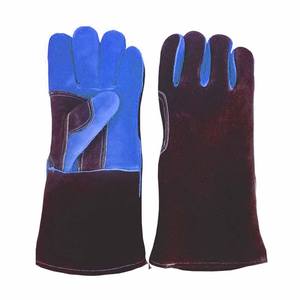 Guantes de Seguridad Industriales de Piel de Vacuno para Hockey, Resistentes a la Abrasión y al Calor, para Soldadura, Bomberos, Construcción y Barbacoa - Product Image 2