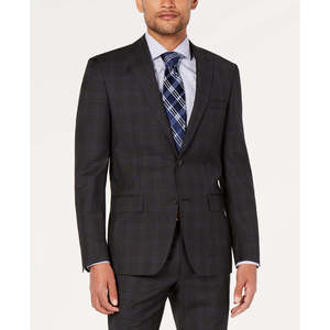 Giacca da Completo in Lana Modern-Fit per Uomo DKNY, Grigia, Taglia 42 - Product Image 1