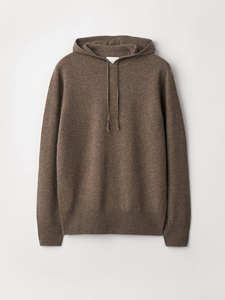 Sweat à capuche surdimensionné lourd et court pour hommes avec logo personnalisé motif solide à capuche épaisse pour l'automne - Product Image 3