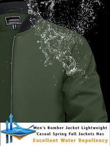 Veste coupe-vent légère sur mesure pour homme, softshell en nylon/polyester, style urbain, longue, pour la randonnée en plein air - Product Image 2