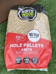 Pellets de Madera de Pino Premium en Forma de Trozos de 6mm, Certificación DIN Plus ENplus A1 A2 BSL, Bolsas de 15kg, para Sistemas de Calefacción, 8500J Caloríficos - Product Image 5