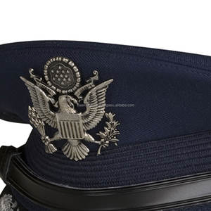 Gorra ajustable unisex de tela de alta calidad hecha de lana Multi-Captain Air-Force - Product Image 3