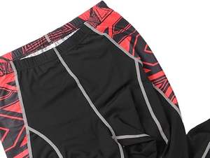 MMA Rashguard Compression Pant Set Waseem Impex OEM Customizable Workout Compression Wear Stretched & Washed BJJ & Fight Wears - Product Image 5