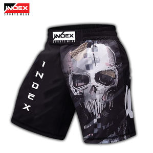 Latest Design Wholesale Sublimation Printed Muay Thai <b>Shorts</b> Fabric <b>for</b> Adults MMA Fight <b>Shorts</b> - Product Image 1