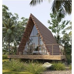 Moderno bungalows prefabricados de bambú de alta calidad de 20 metros cuadrados en Vietnam con diseño industrial 5 años de garantía e invernaderos 40HC - Product Image 2